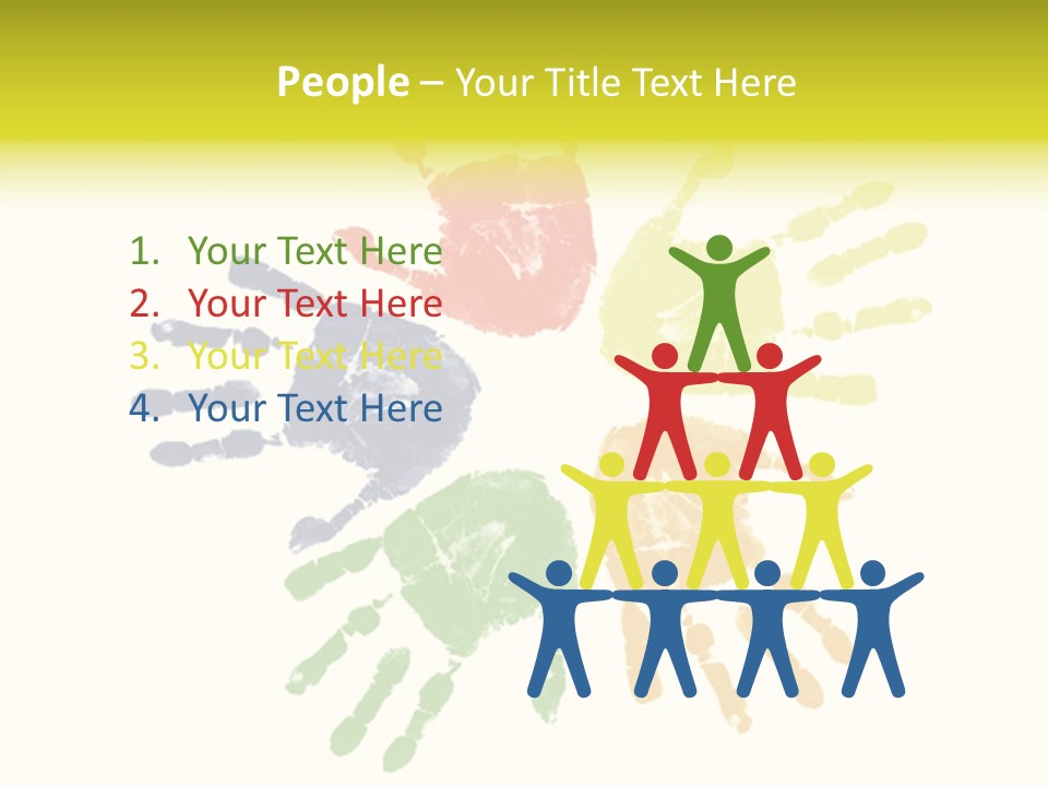 Left Yellow Red PowerPoint Template
