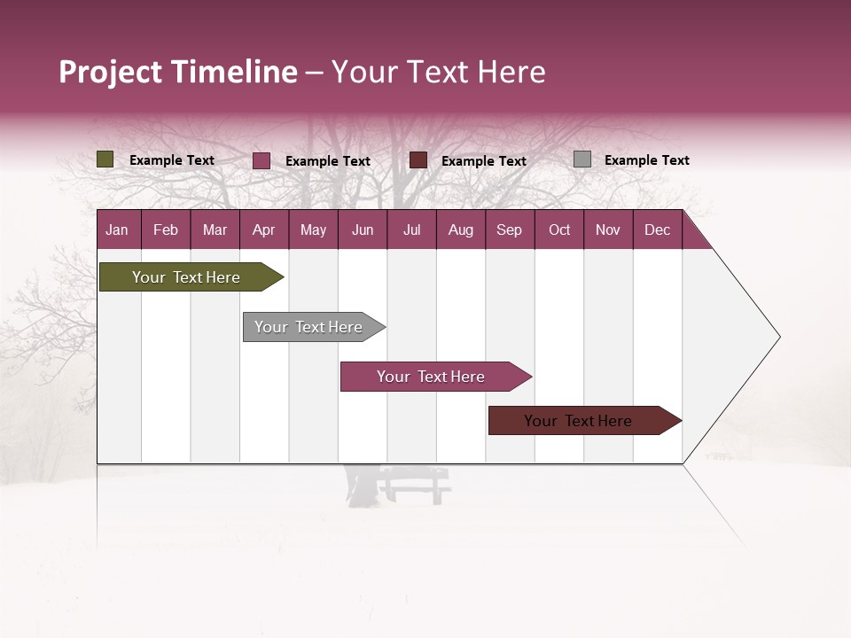 Sun Forest Snowfall PowerPoint Template