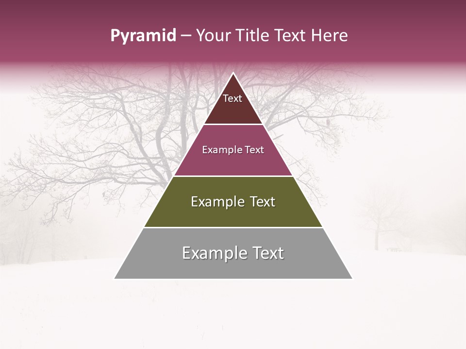 Sun Forest Snowfall PowerPoint Template