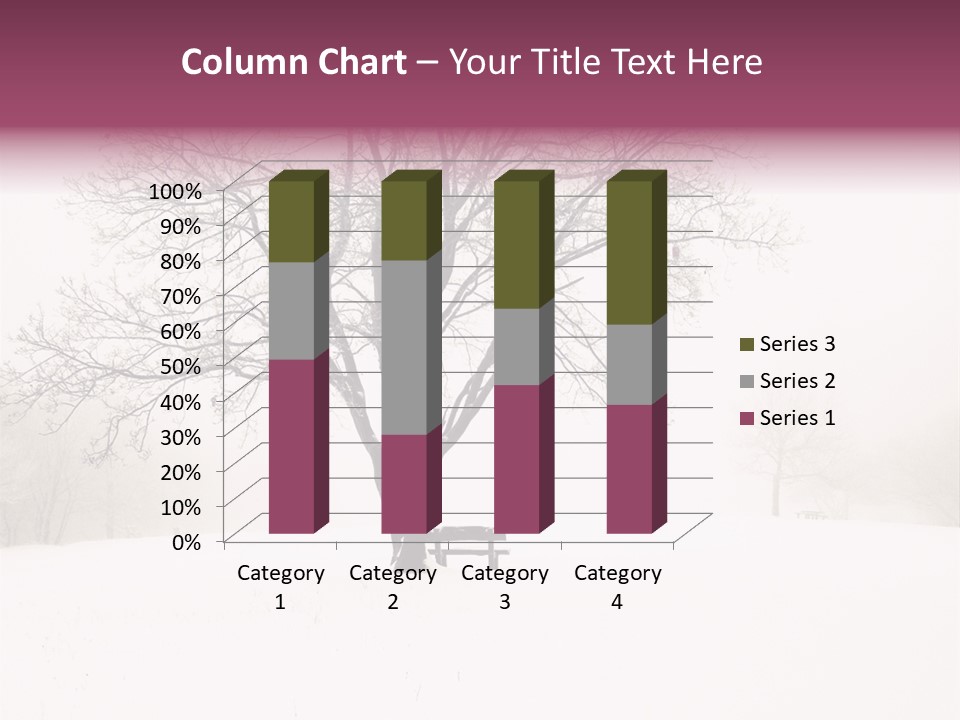 Sun Forest Snowfall PowerPoint Template