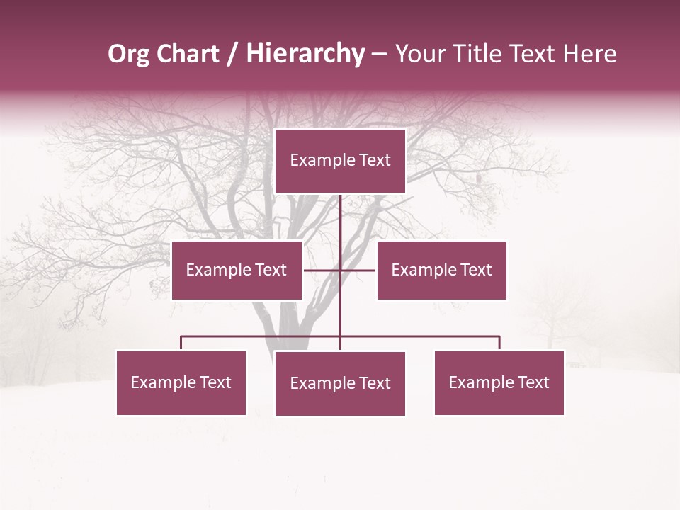 Sun Forest Snowfall PowerPoint Template