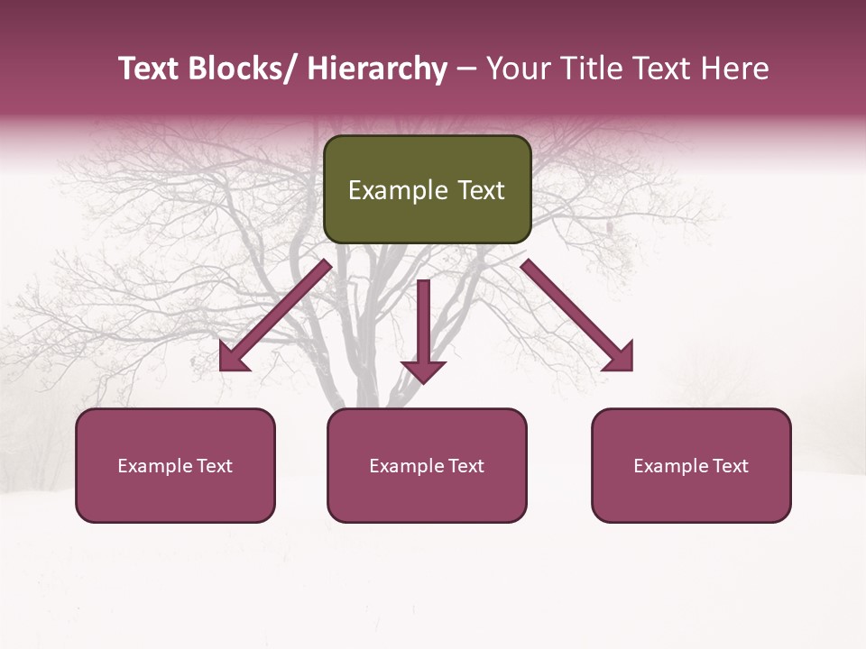 Sun Forest Snowfall PowerPoint Template