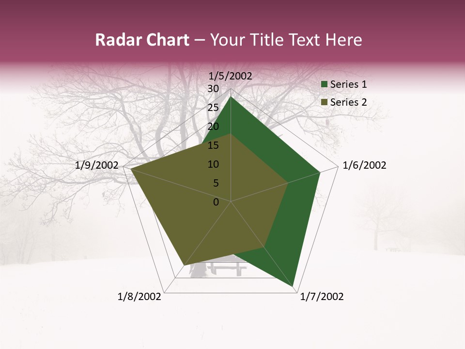 Sun Forest Snowfall PowerPoint Template