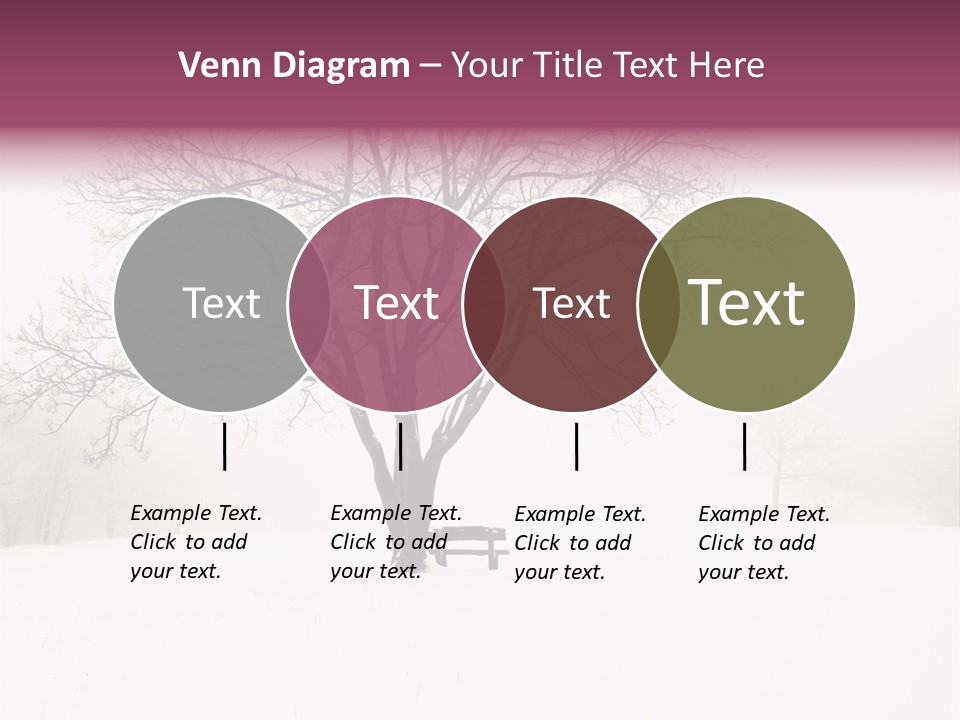 Sun Forest Snowfall PowerPoint Template