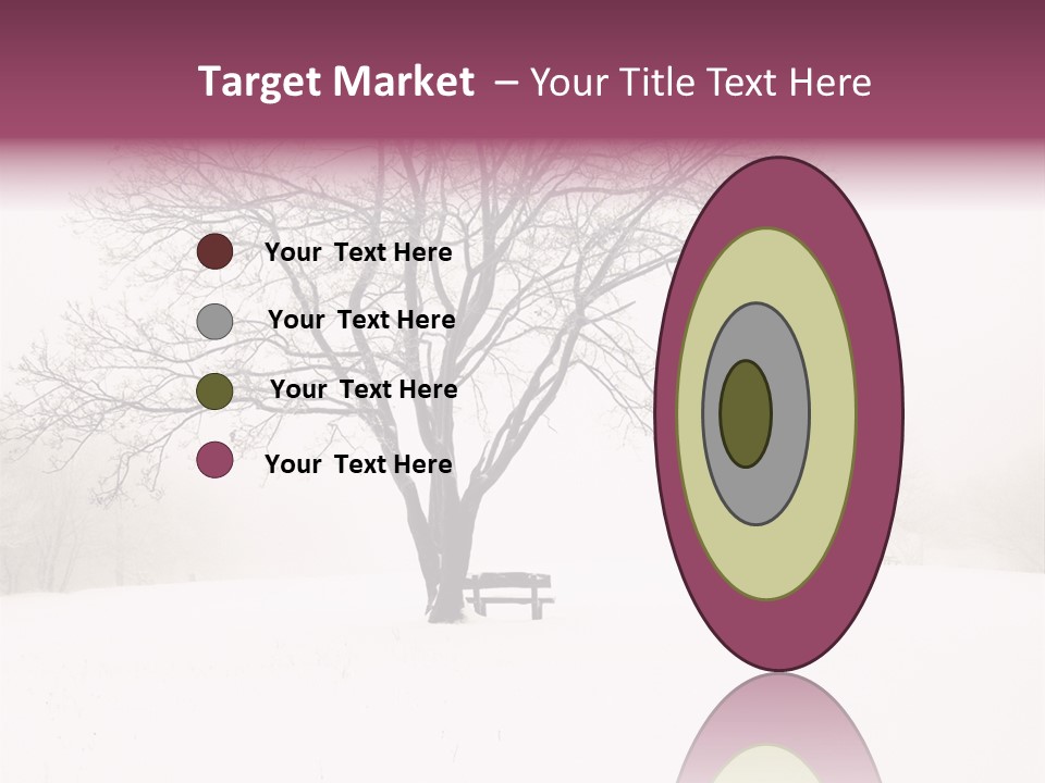 Sun Forest Snowfall PowerPoint Template