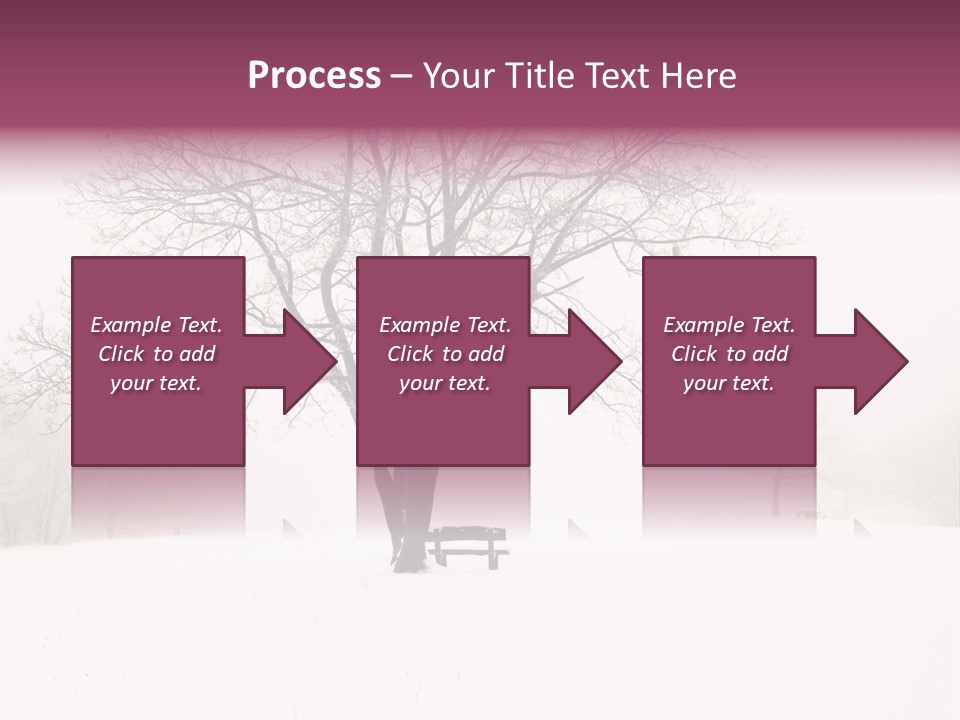 Sun Forest Snowfall PowerPoint Template