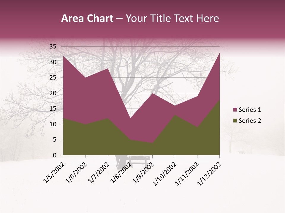 Sun Forest Snowfall PowerPoint Template
