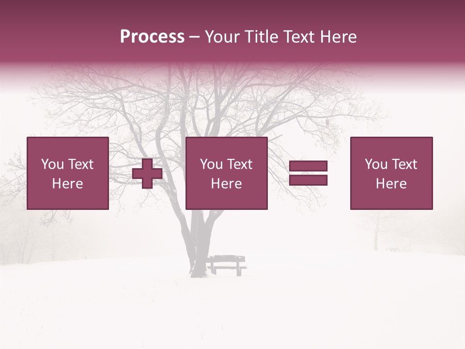 Sun Forest Snowfall PowerPoint Template