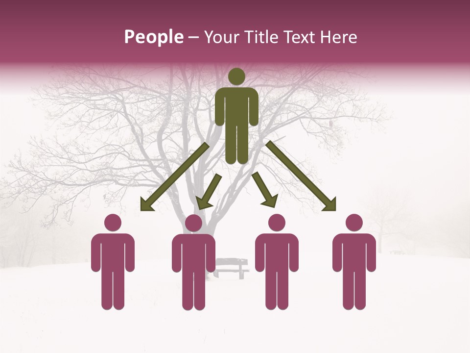 Sun Forest Snowfall PowerPoint Template