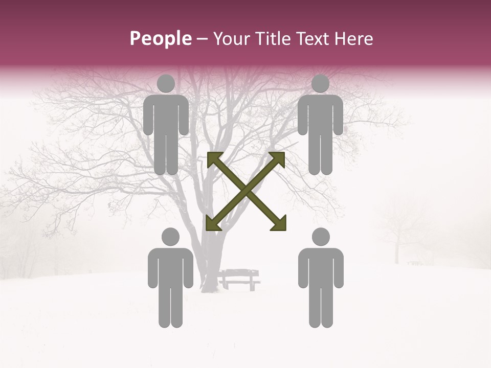 Sun Forest Snowfall PowerPoint Template