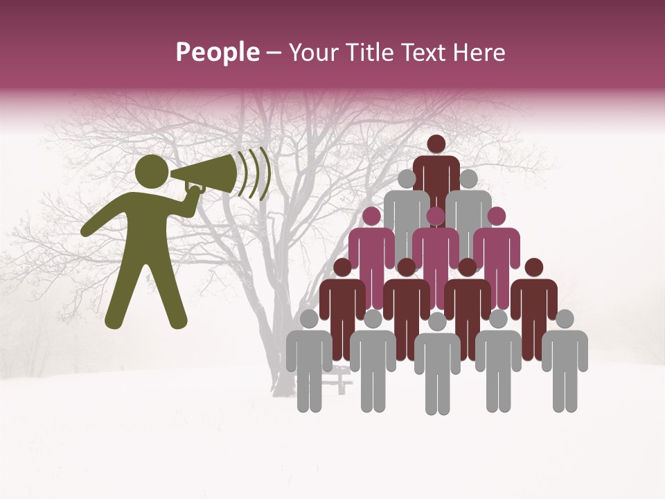 Sun Forest Snowfall PowerPoint Template