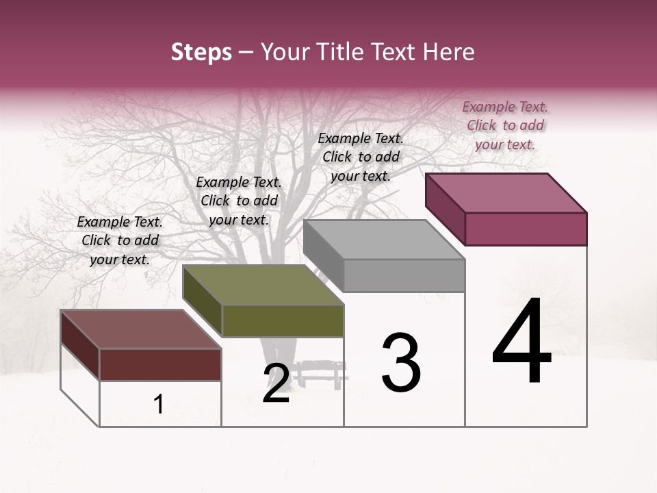 Sun Forest Snowfall PowerPoint Template