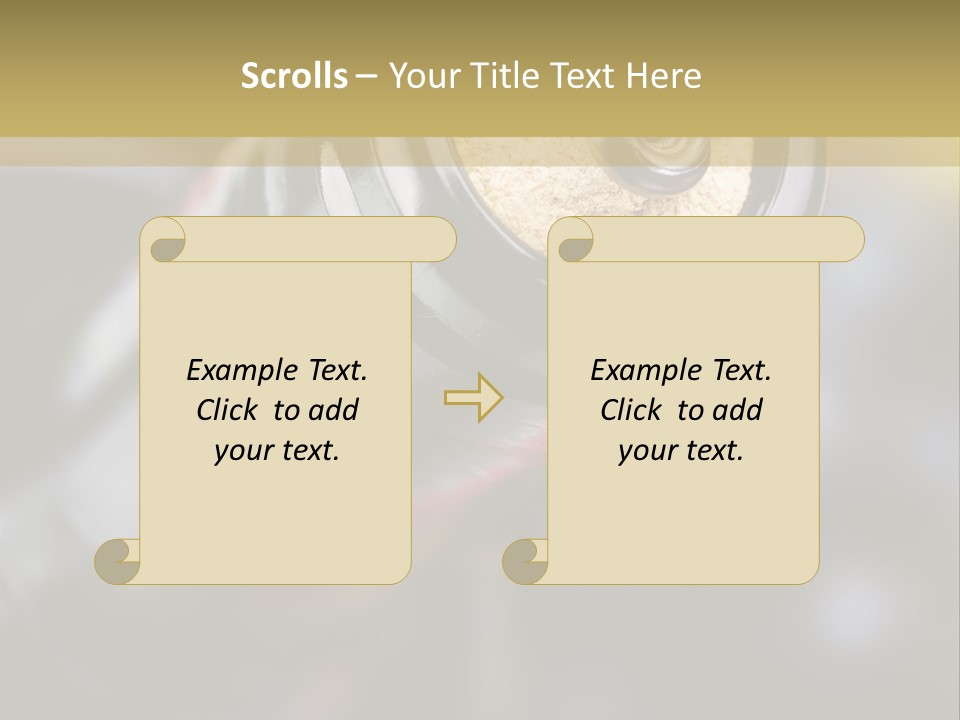 Rose Open Cork PowerPoint Template