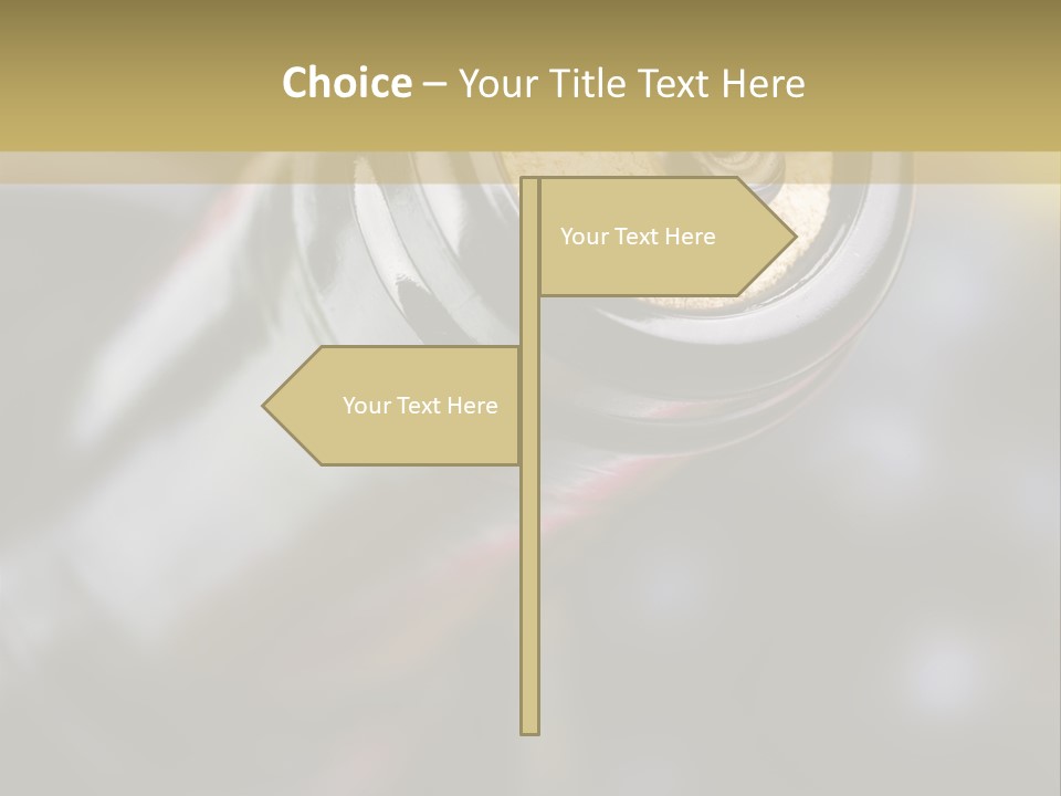 Rose Open Cork PowerPoint Template