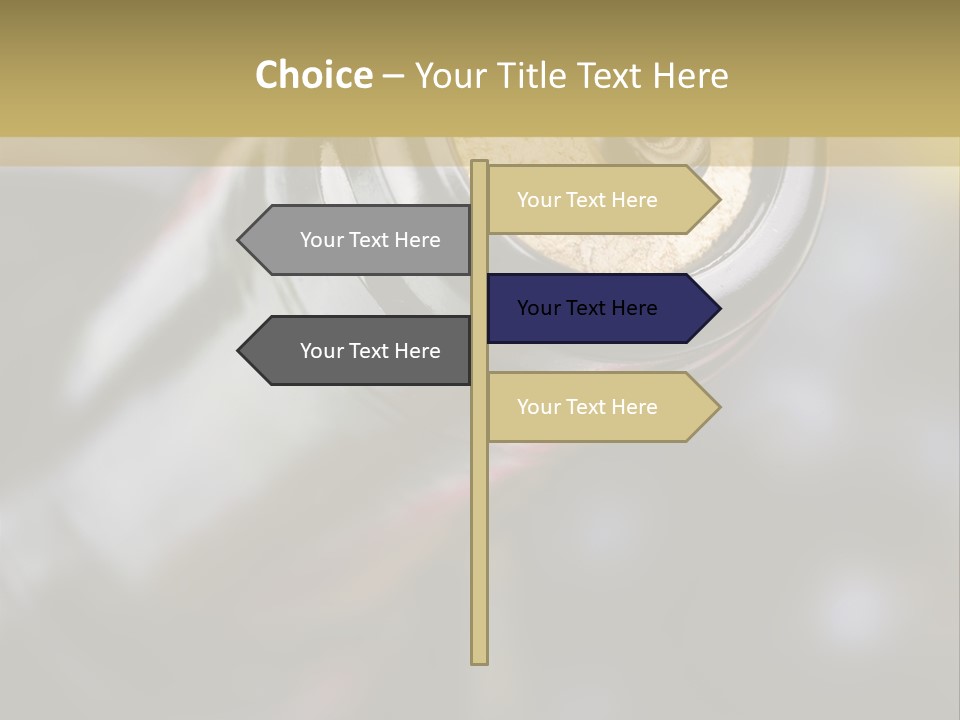 Rose Open Cork PowerPoint Template