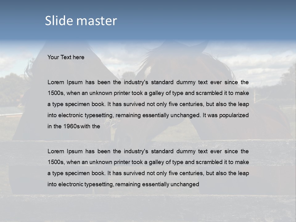 Leaflet Object Brochure PowerPoint Template