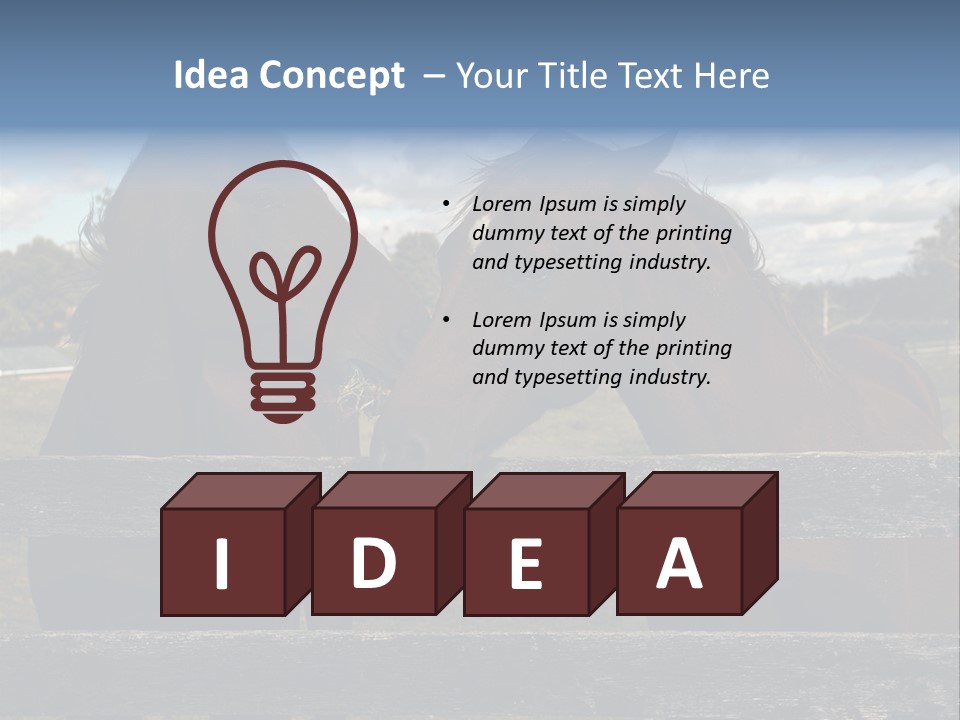Leaflet Object Brochure PowerPoint Template