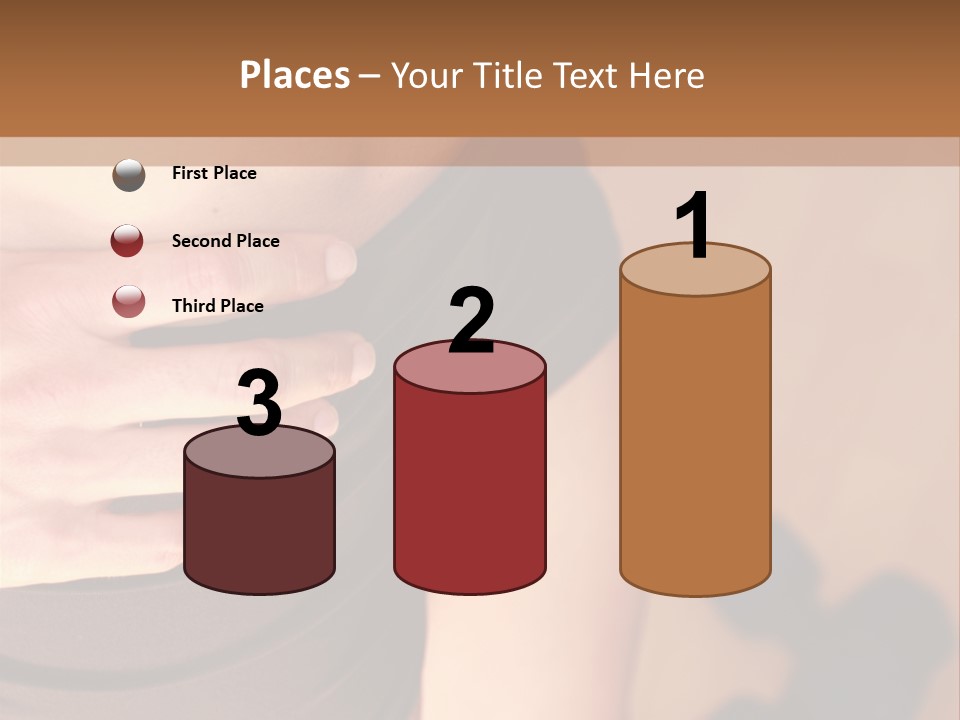 Weights Dumbbells Abs PowerPoint Template