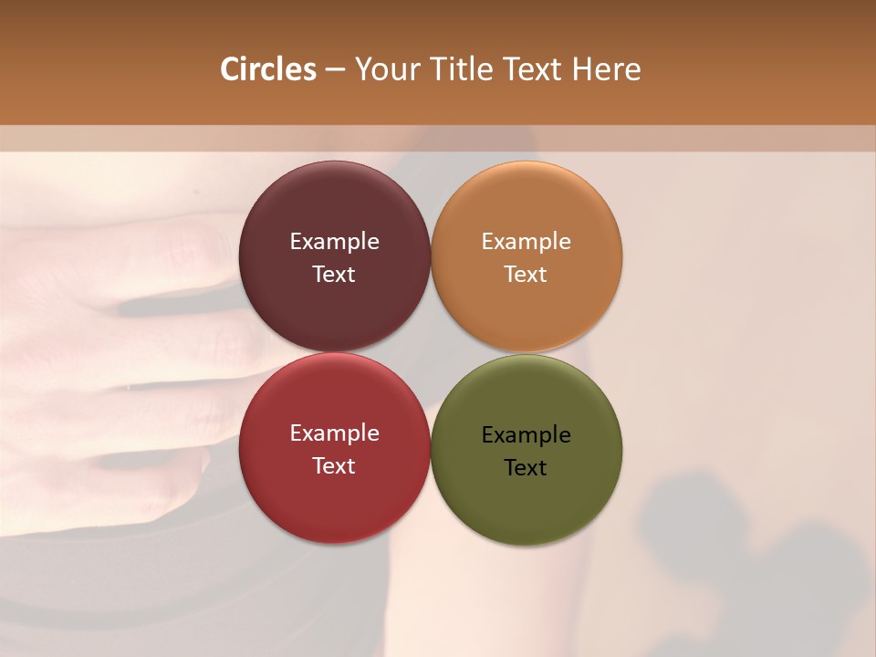 Weights Dumbbells Abs PowerPoint Template