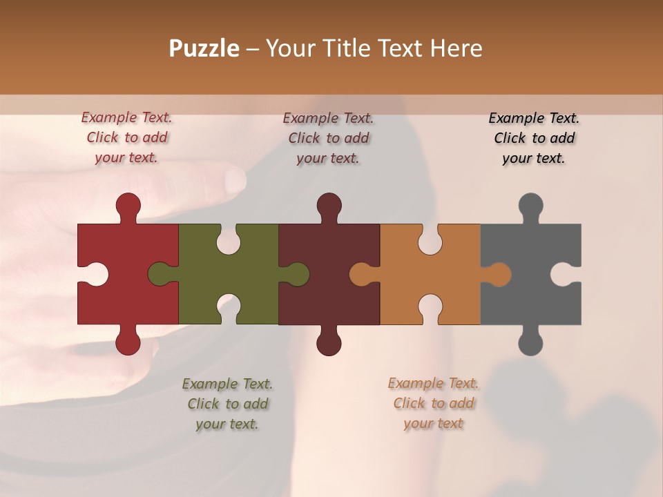 Weights Dumbbells Abs PowerPoint Template