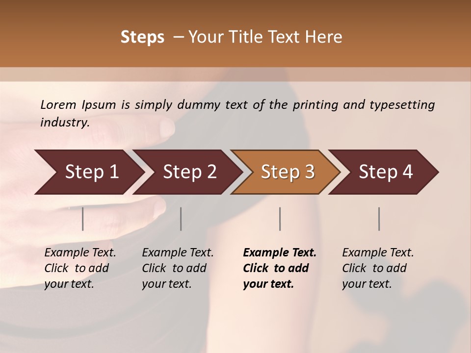 Weights Dumbbells Abs PowerPoint Template