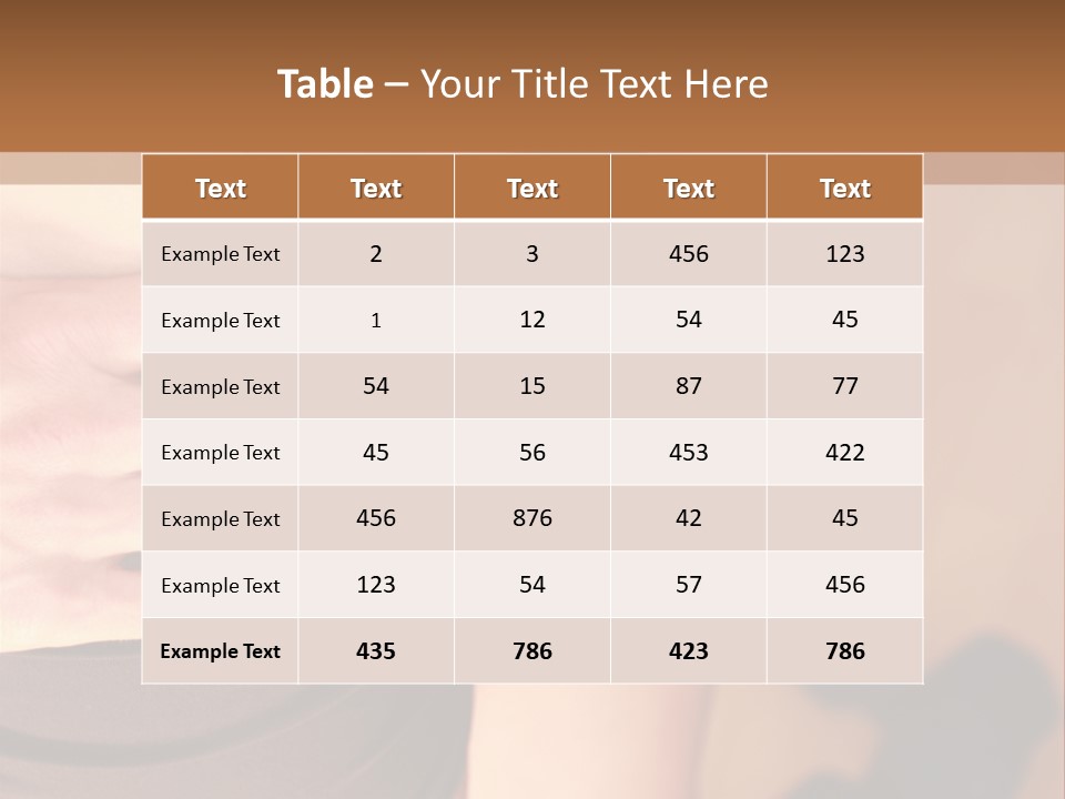 Weights Dumbbells Abs PowerPoint Template