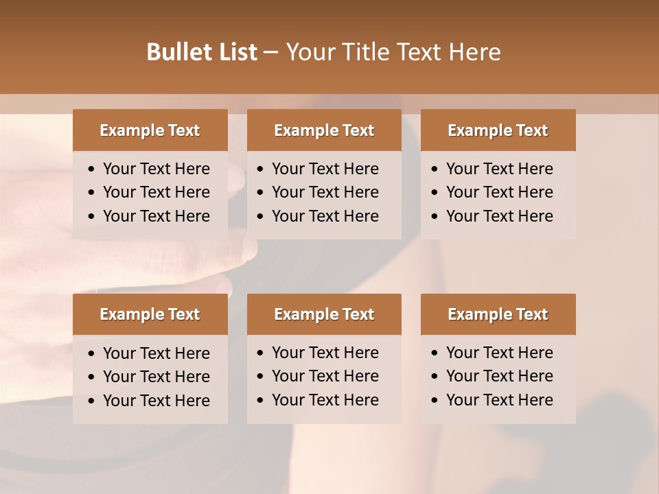 Weights Dumbbells Abs PowerPoint Template
