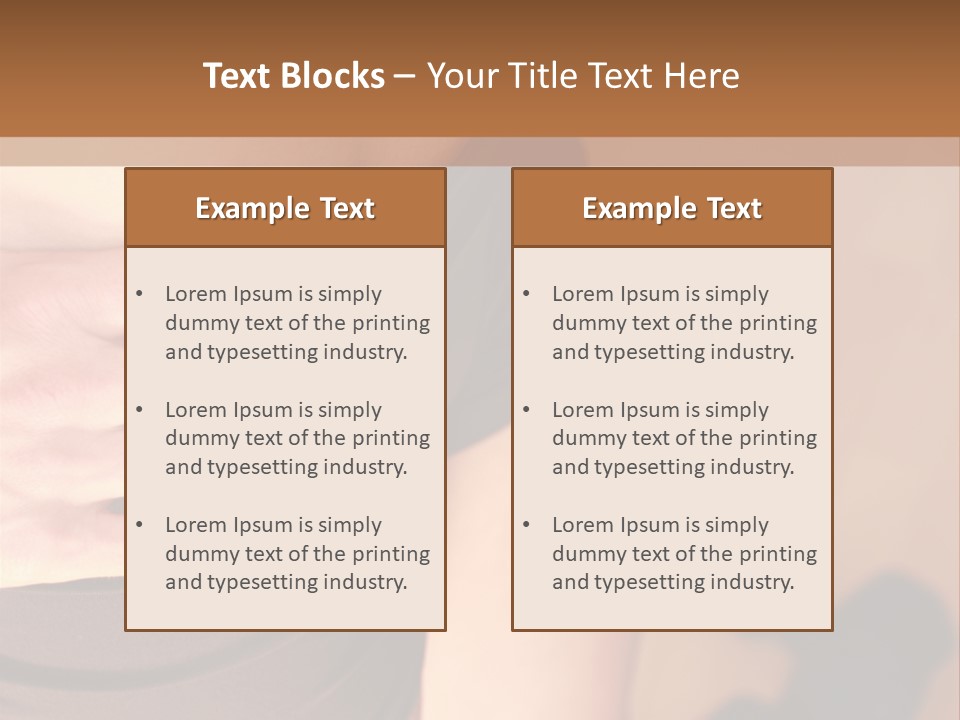 Weights Dumbbells Abs PowerPoint Template