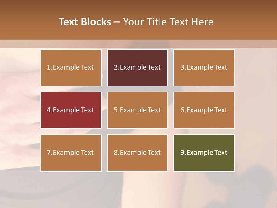 Weights Dumbbells Abs PowerPoint Template