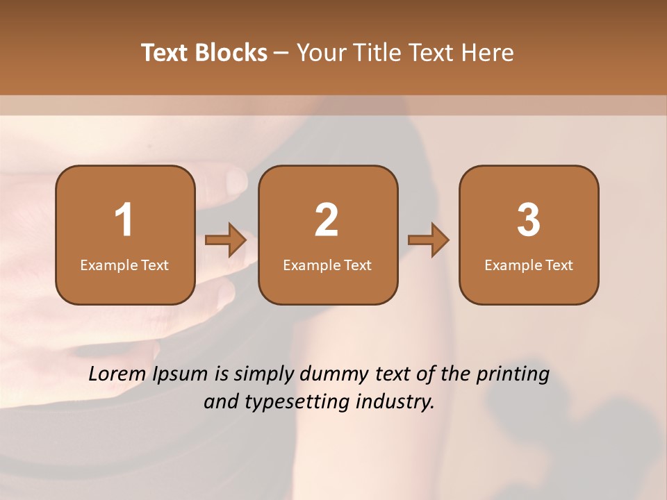 Weights Dumbbells Abs PowerPoint Template