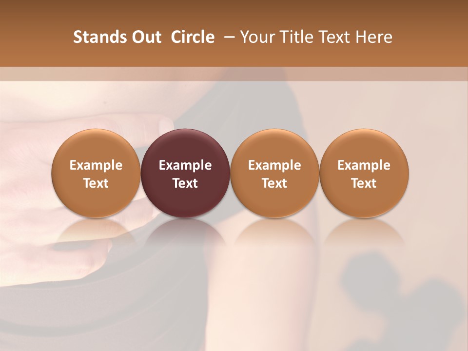 Weights Dumbbells Abs PowerPoint Template