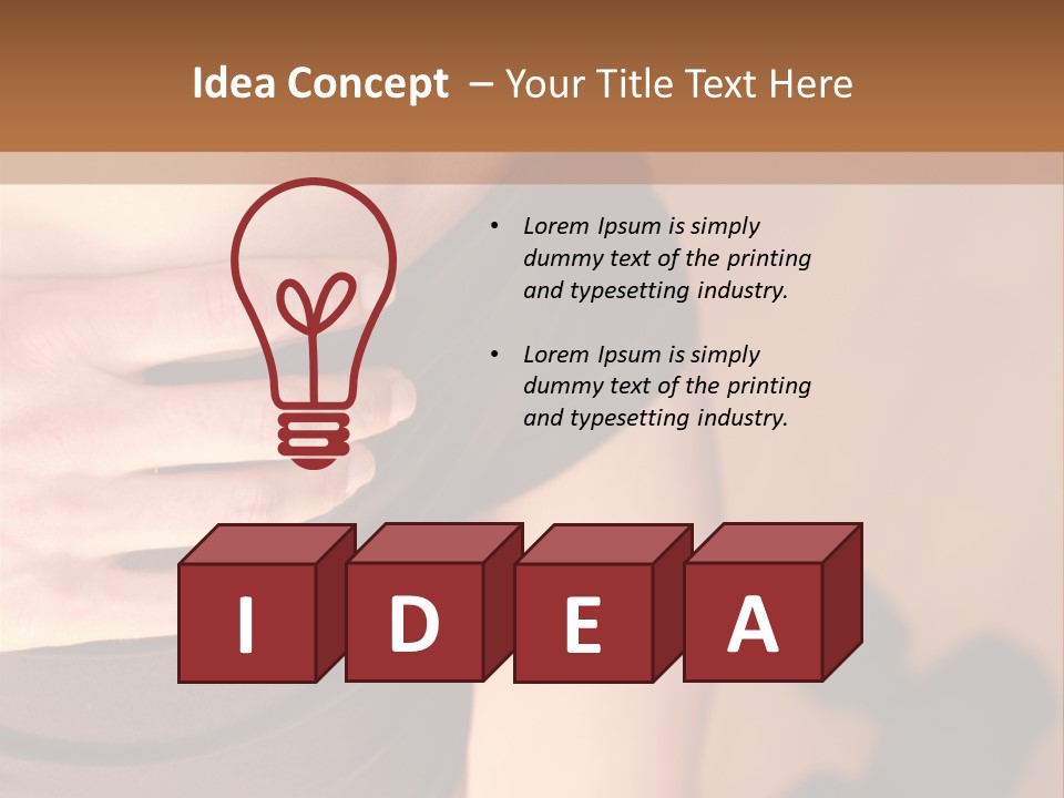 Weights Dumbbells Abs PowerPoint Template