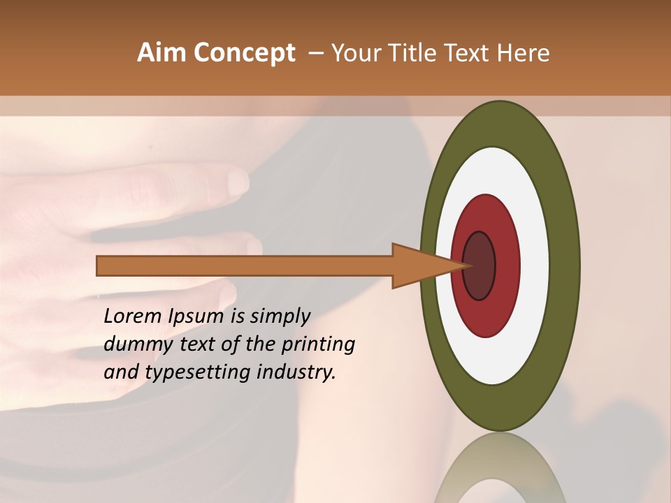 Weights Dumbbells Abs PowerPoint Template