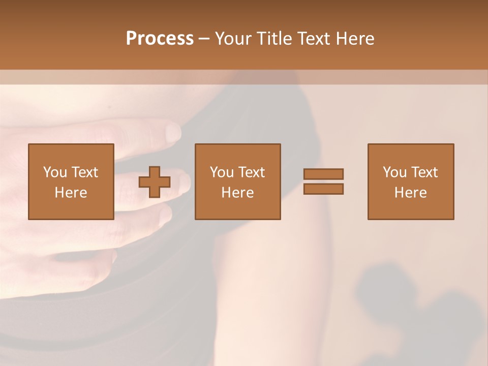 Weights Dumbbells Abs PowerPoint Template