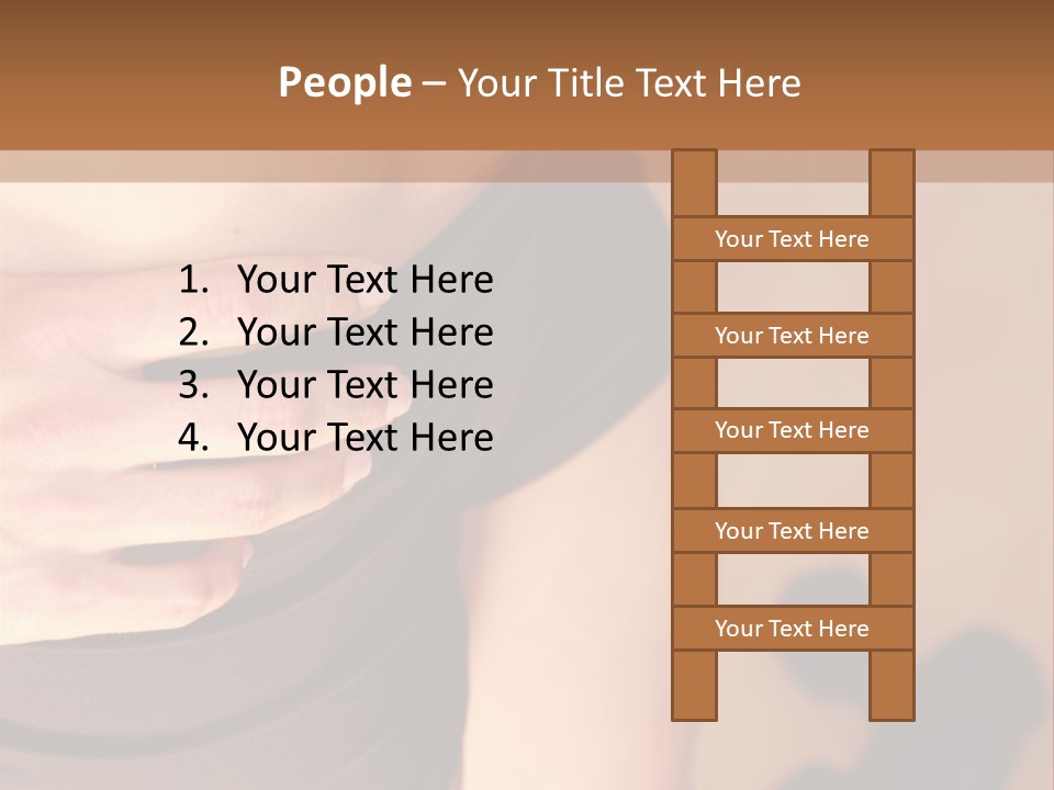 Weights Dumbbells Abs PowerPoint Template