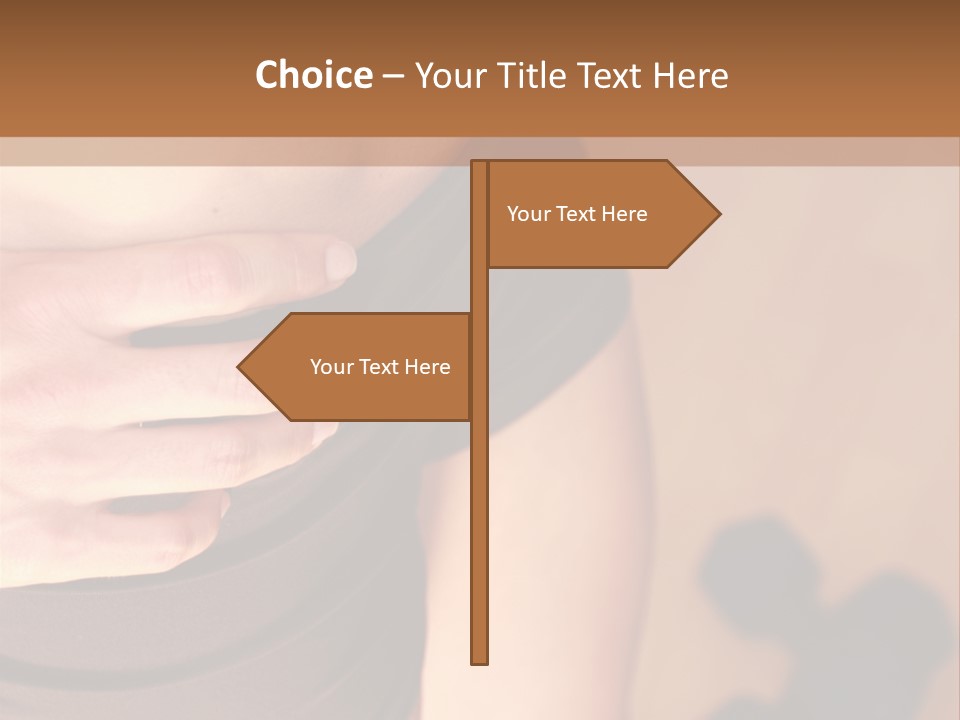 Weights Dumbbells Abs PowerPoint Template