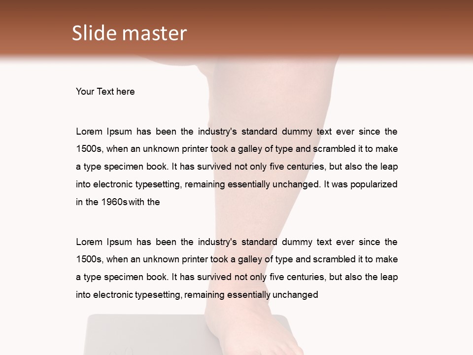 Women People Scale PowerPoint Template