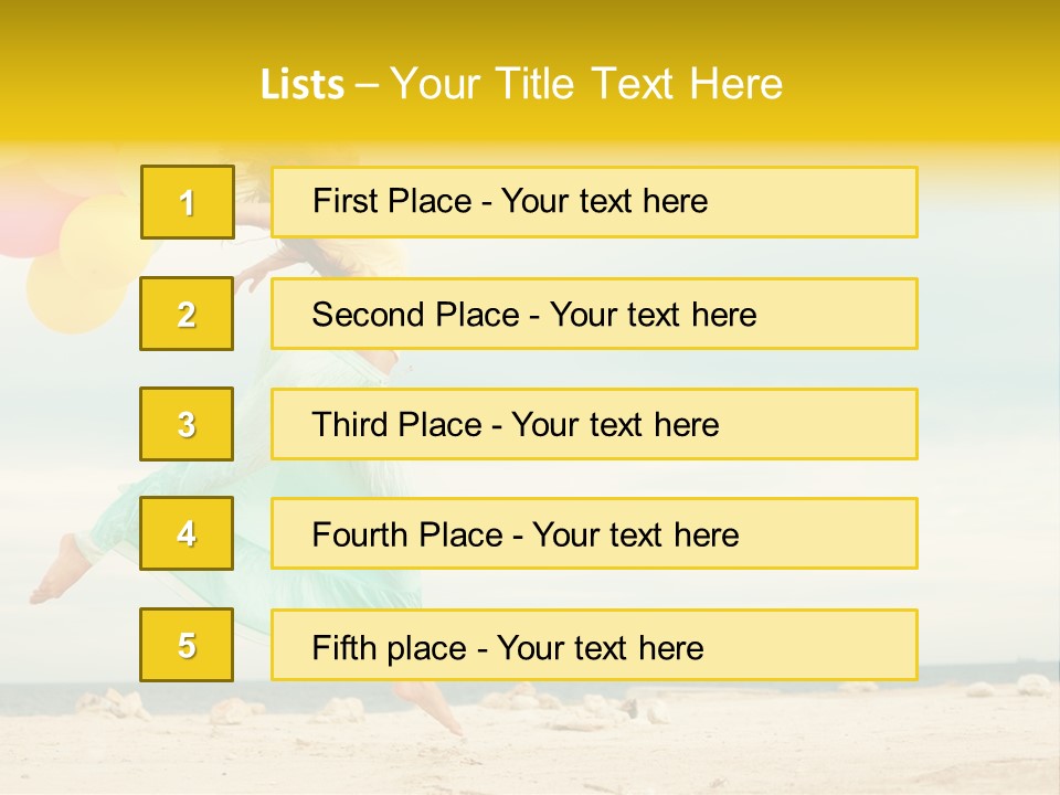 Motion Happy Vacations PowerPoint Template