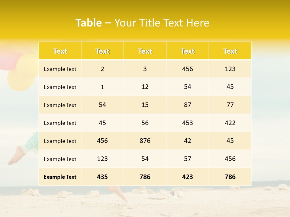 Motion Happy Vacations PowerPoint Template