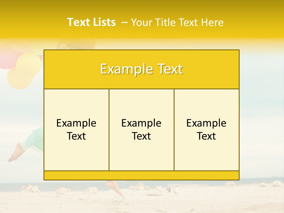 Motion Happy Vacations PowerPoint Template