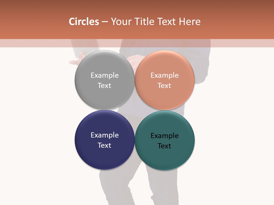 Fulllength Happy Computer PowerPoint Template