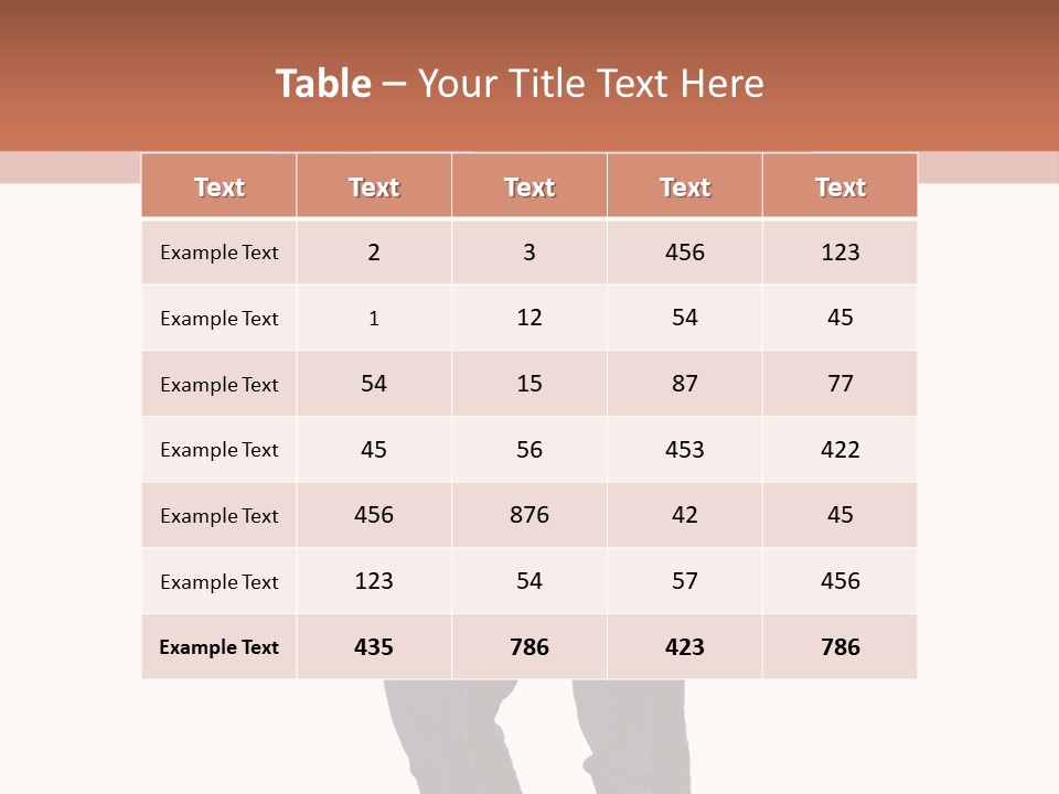 Fulllength Happy Computer PowerPoint Template