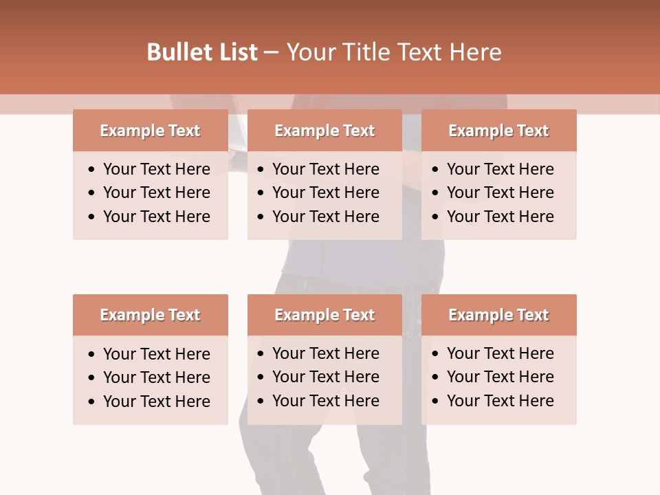 Fulllength Happy Computer PowerPoint Template