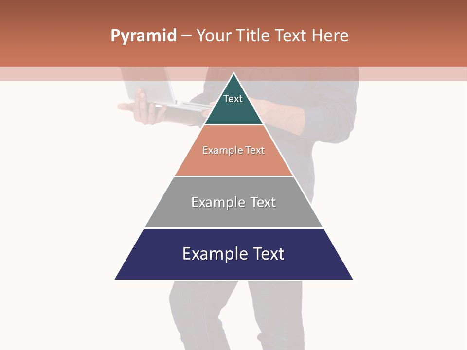 Fulllength Happy Computer PowerPoint Template