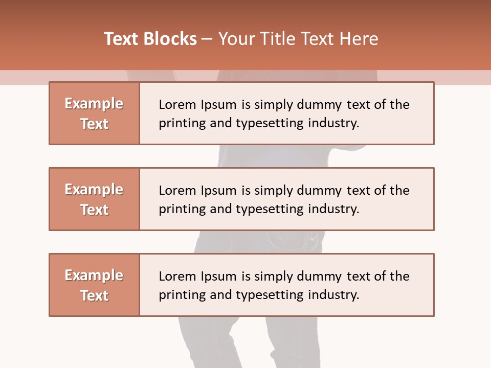 Fulllength Happy Computer PowerPoint Template