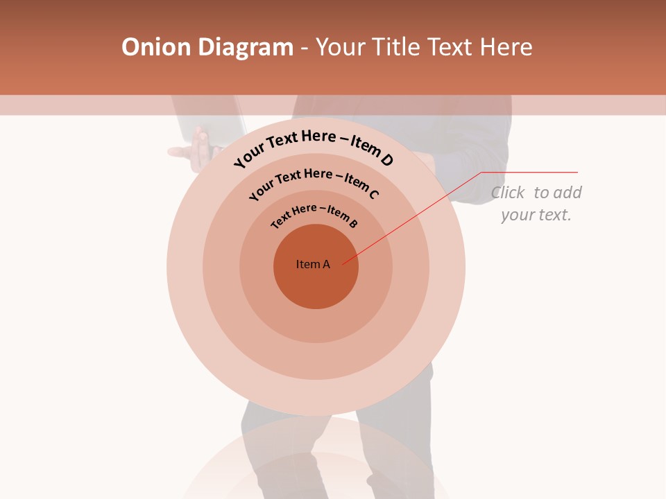 Fulllength Happy Computer PowerPoint Template