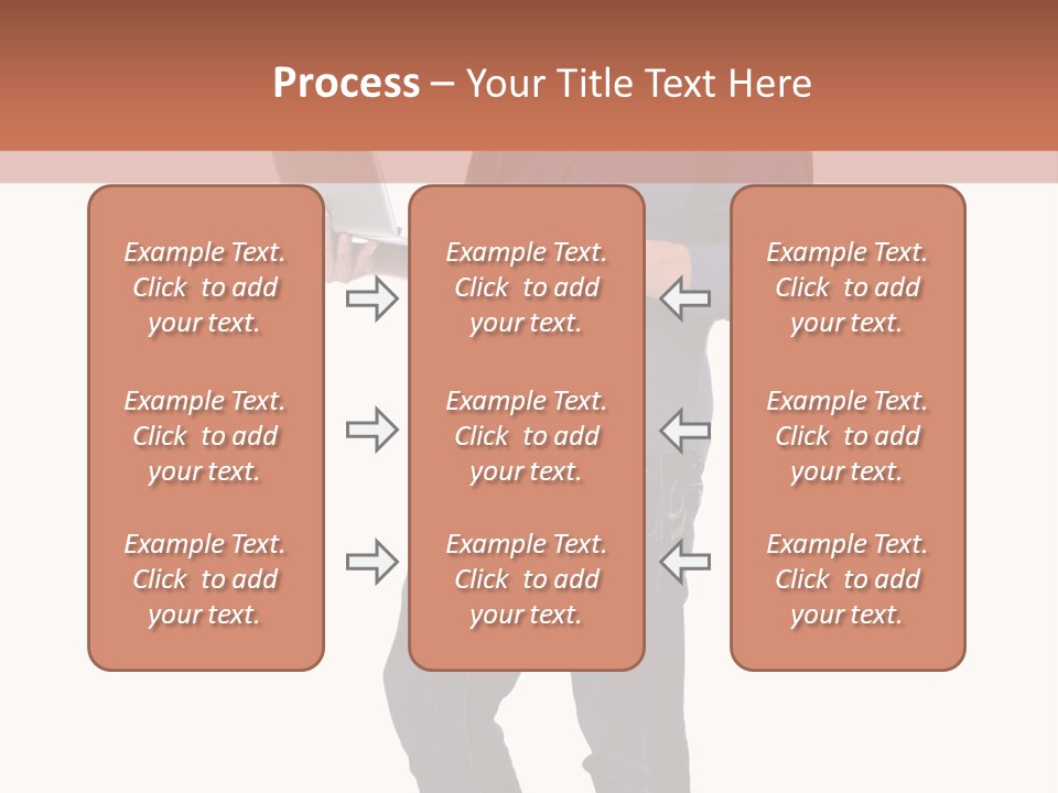 Fulllength Happy Computer PowerPoint Template