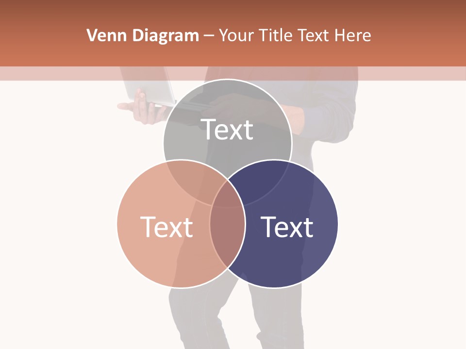 Fulllength Happy Computer PowerPoint Template