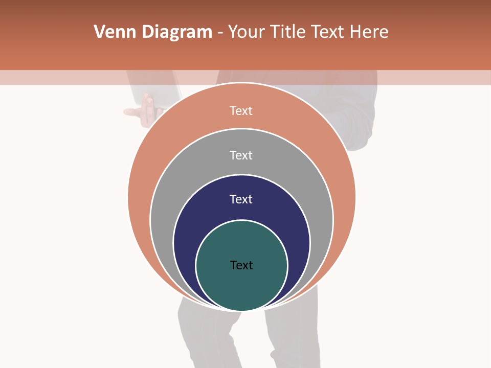 Fulllength Happy Computer PowerPoint Template