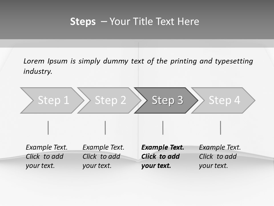 Leaflet Object Brochure PowerPoint Template